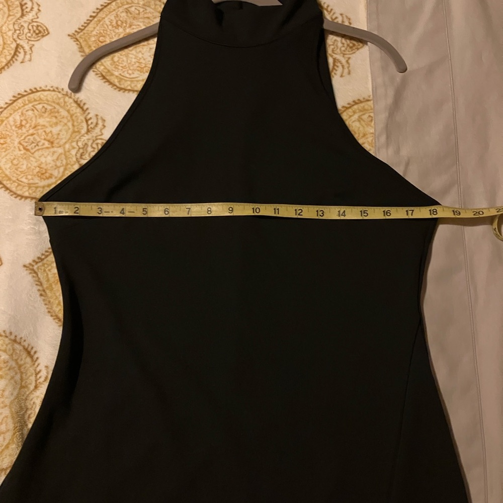 Black midi dress